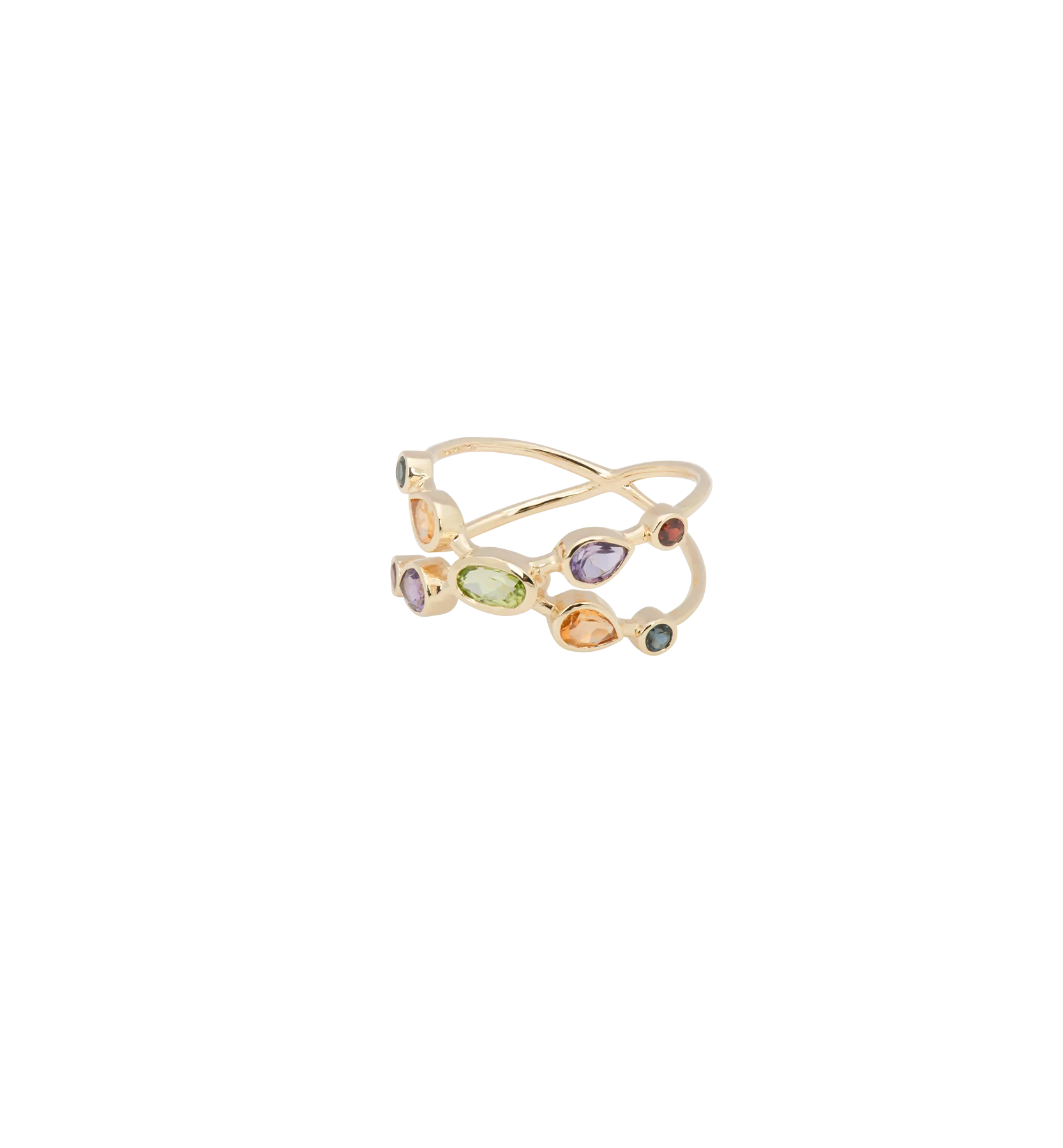 Kaleidoscope X Ring 14K