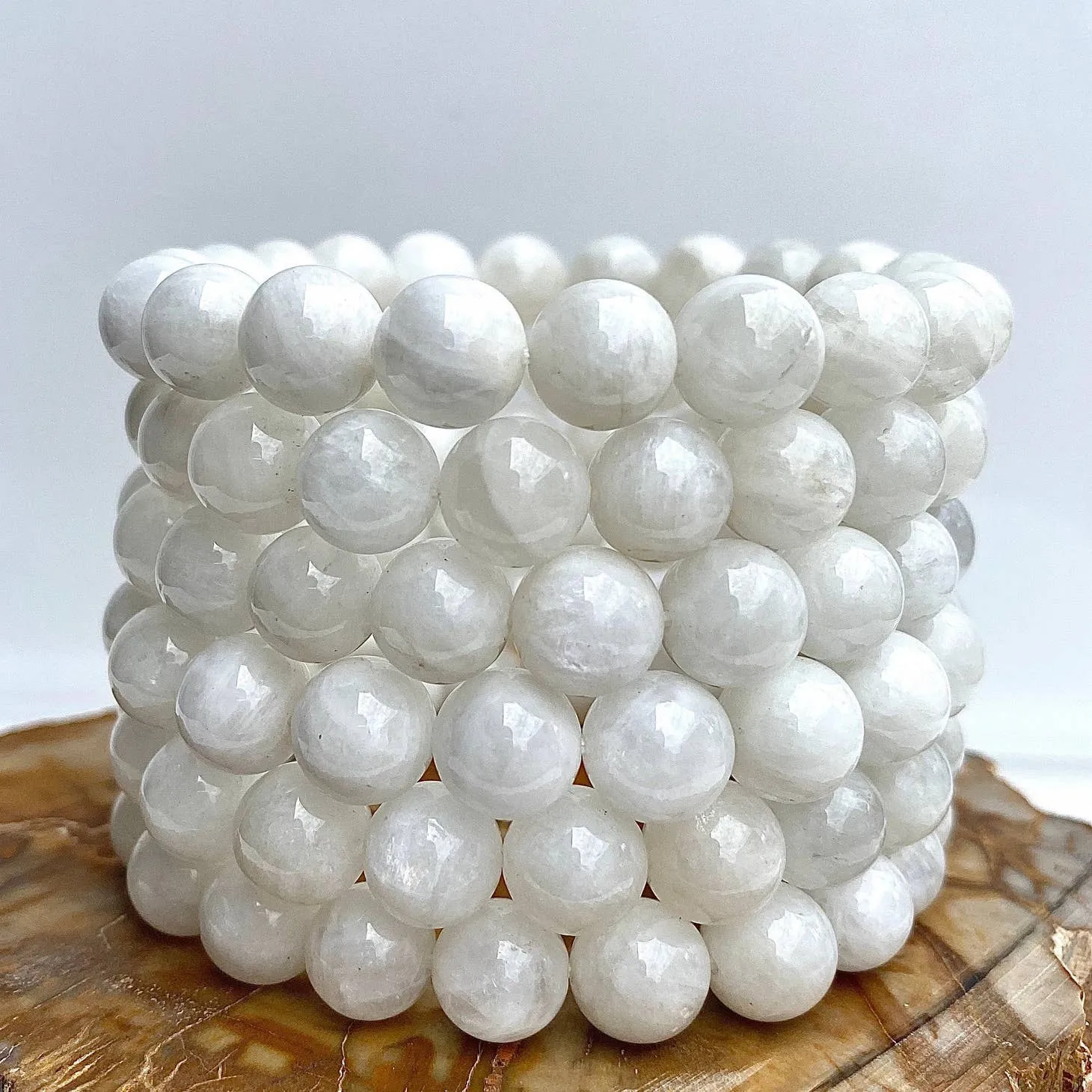 KayleeNYC Moonstone Stretch Bracelet