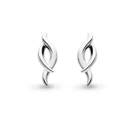 Kit Heath Silver Entwine Petite Earrings (SI2640)