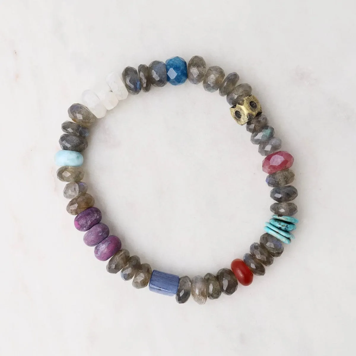 Labradorite & Kyanite Bracelet