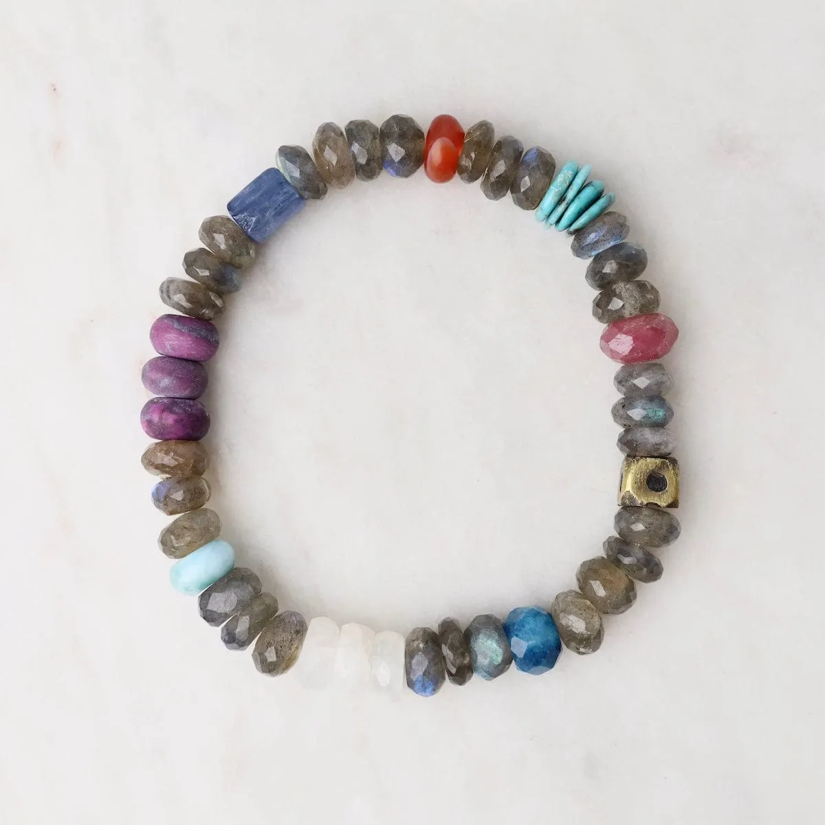 Labradorite & Kyanite Bracelet