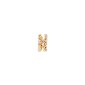 LETTER PAVE STUD - N