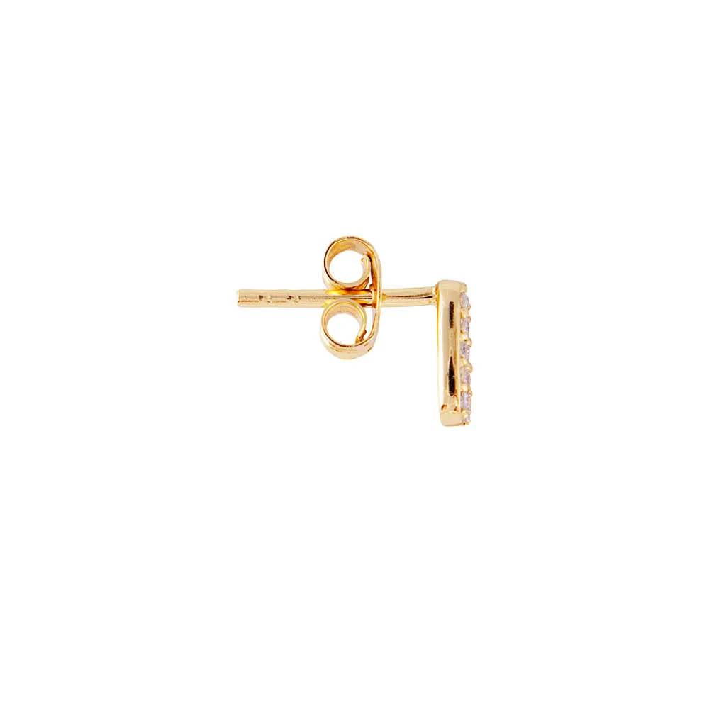 LETTER PAVE STUD - N