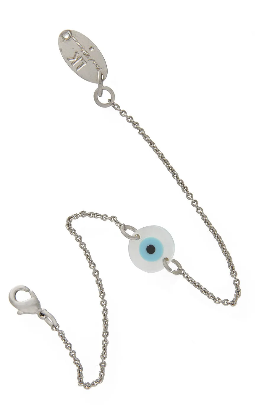 LK DESIGNS EYE Silver Bracelet