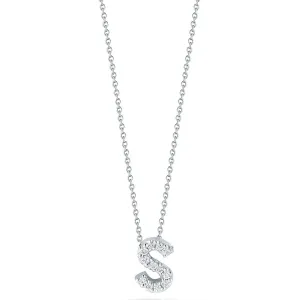 Love Letter S Pendant with Diamonds