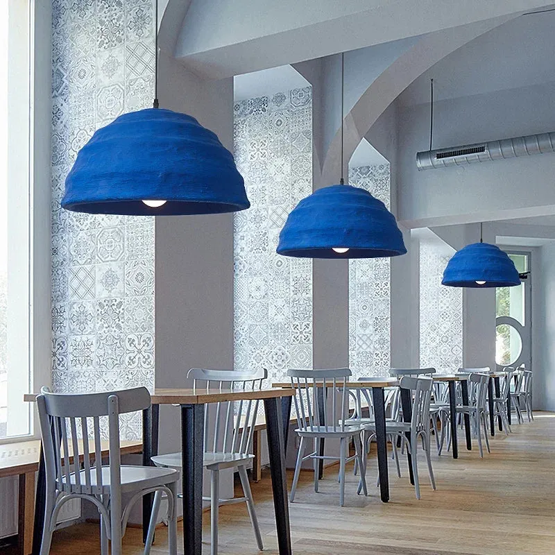 Mansion Wabi Sabi Blue Pendant Light for Bar & Bedroom