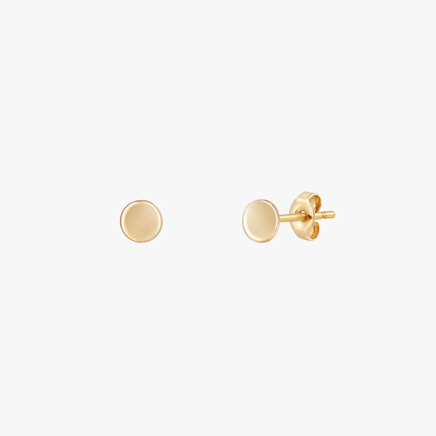 Mod Mini Disc Stud Earrings