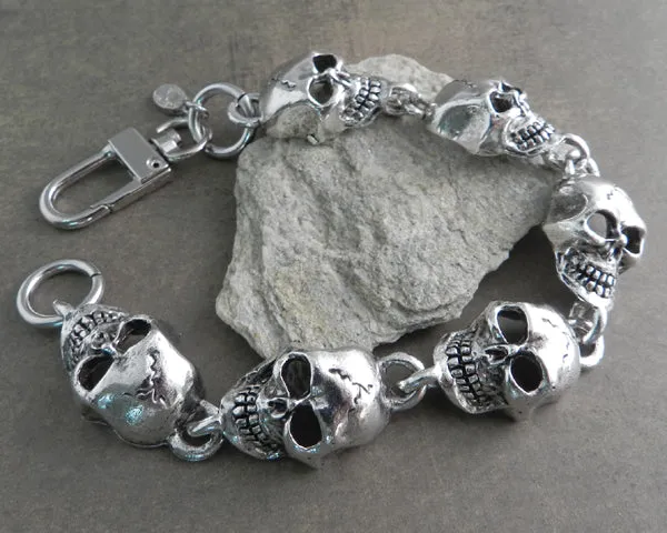 Monster Skull Chain Bracelet