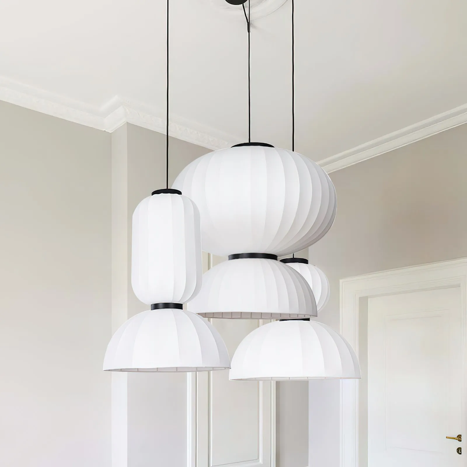 Mulberry Silk Lantern Pendant Light