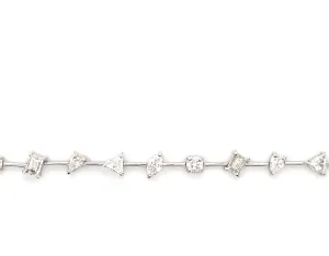 Multi-Shape Diamond Bracelet