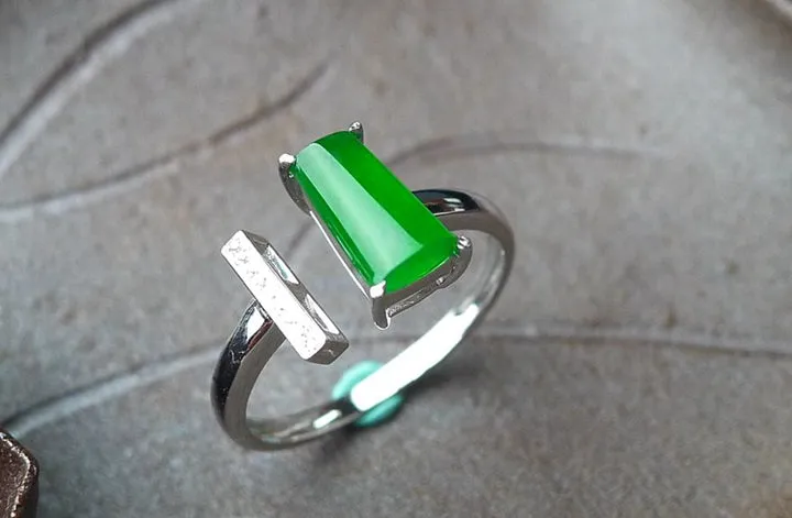 Natural Jade Ring Jadeite Ring TP20