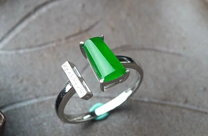 Natural Jade Ring Jadeite Ring TP20