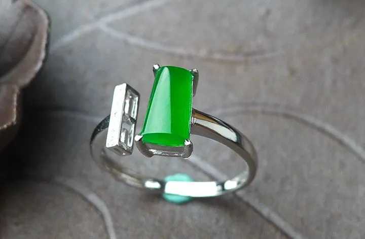 Natural Jade Ring Jadeite Ring TP20