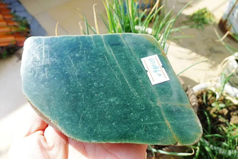 Natural Jade Rough Jadeite Raw 1.18kg