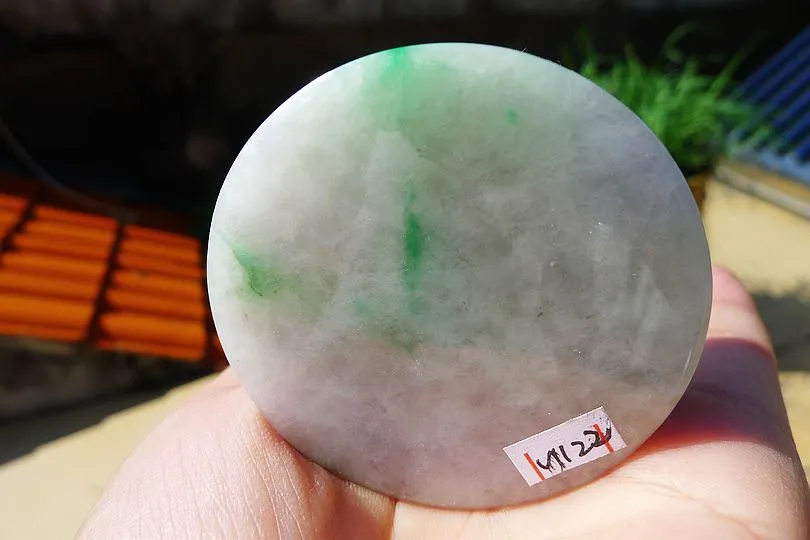 Natural Jade Rough Jadeite Raw (148g,5.4X5.4X1.9cm)