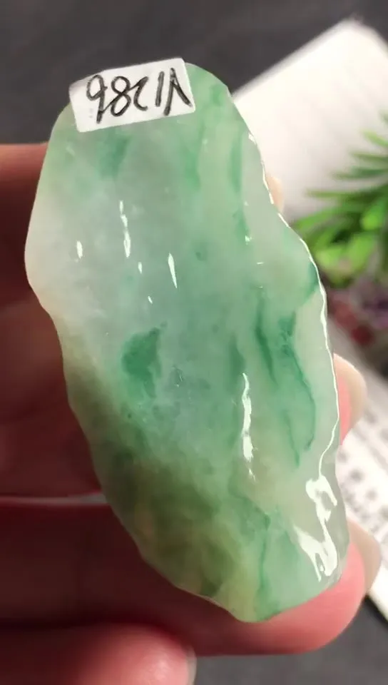 Natural Jade Rough Jadeite Raw (17g,4.6x2.2x0.9cm)-V1286