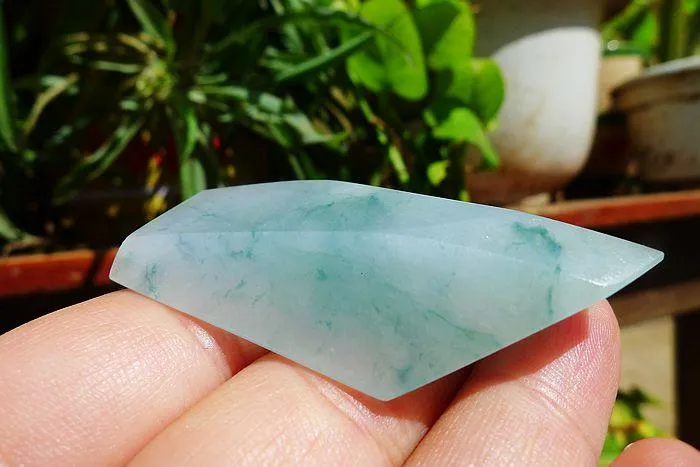 Natural Jade Rough Jadeite Raw (27g,5X2.9X1.2cm)