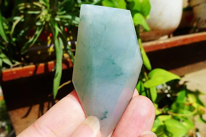 Natural Jade Rough Jadeite Raw (27g,5X2.9X1.2cm)