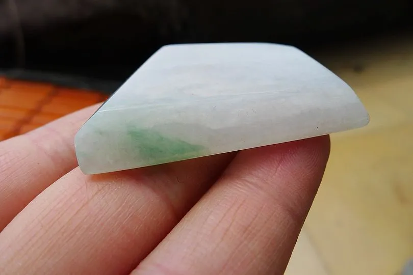 Natural Jade Rough Jadeite Raw (29g,4.3X3.7X0.65cm)