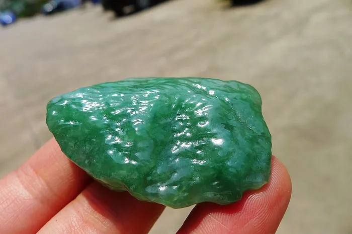 Natural Jade Rough Jadeite Raw (30g,4.8X3.2X1.1cm)