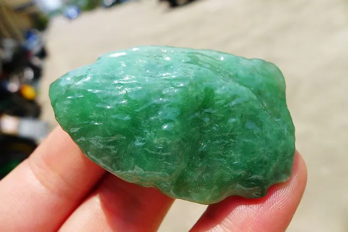 Natural Jade Rough Jadeite Raw (30g,4.8X3.2X1.1cm)