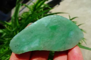 Natural Jade Rough Jadeite Raw (31g,6.2X3X0.65cm)