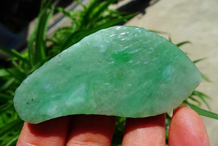 Natural Jade Rough Jadeite Raw (31g,6.2X3X0.65cm)