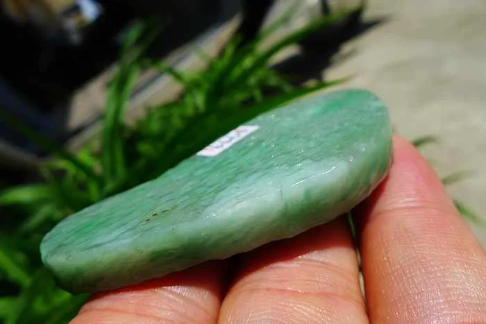 Natural Jade Rough Jadeite Raw (31g,6.2X3X0.65cm)