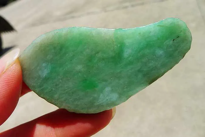 Natural Jade Rough Jadeite Raw (31g,6.2X3X0.65cm)