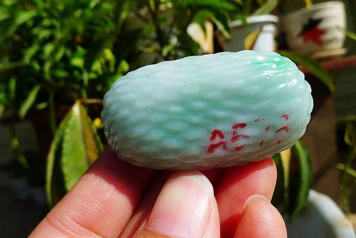 Natural Jade Rough Jadeite Raw (33g,5X2.7X1.1cm)