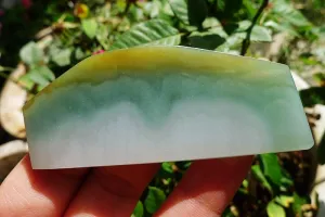 Natural Jade Rough Jadeite Raw (38g,7.1X2.9X0.6cm)