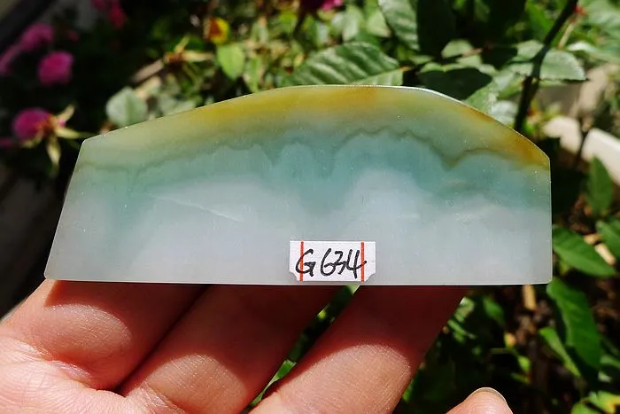 Natural Jade Rough Jadeite Raw (38g,7.1X2.9X0.6cm)