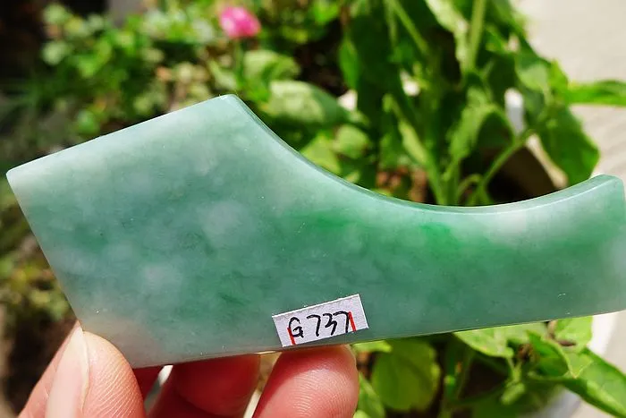 Natural Jade Rough Jadeite Raw (41g,7.5X3.7X0.65cm)