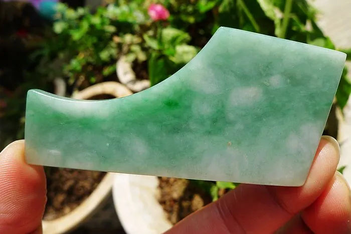 Natural Jade Rough Jadeite Raw (41g,7.5X3.7X0.65cm)