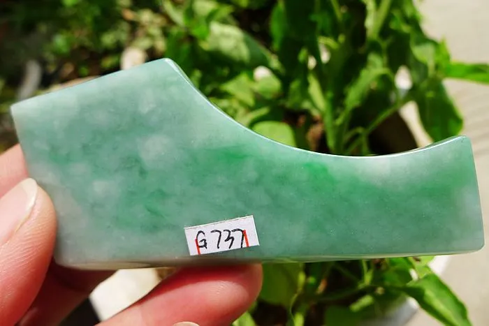 Natural Jade Rough Jadeite Raw (41g,7.5X3.7X0.65cm)