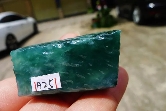 Natural Jade Rough Jadeite Raw (42g,4.5X2.6X1.35cm)