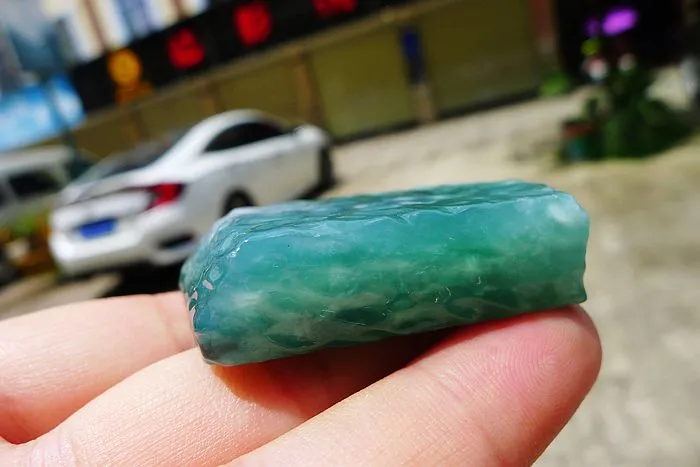 Natural Jade Rough Jadeite Raw (42g,4.5X2.6X1.35cm)