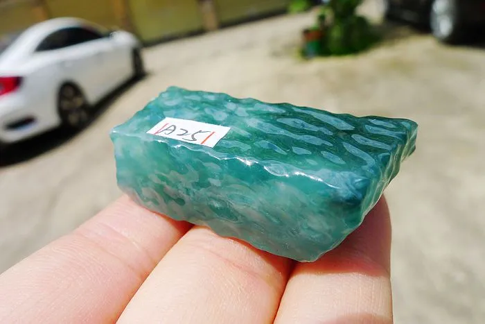 Natural Jade Rough Jadeite Raw (42g,4.5X2.6X1.35cm)