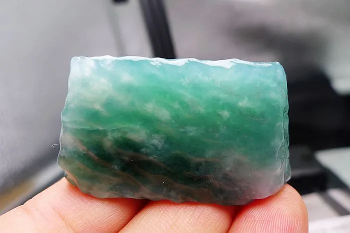 Natural Jade Rough Jadeite Raw (42g,4.5X2.6X1.35cm)