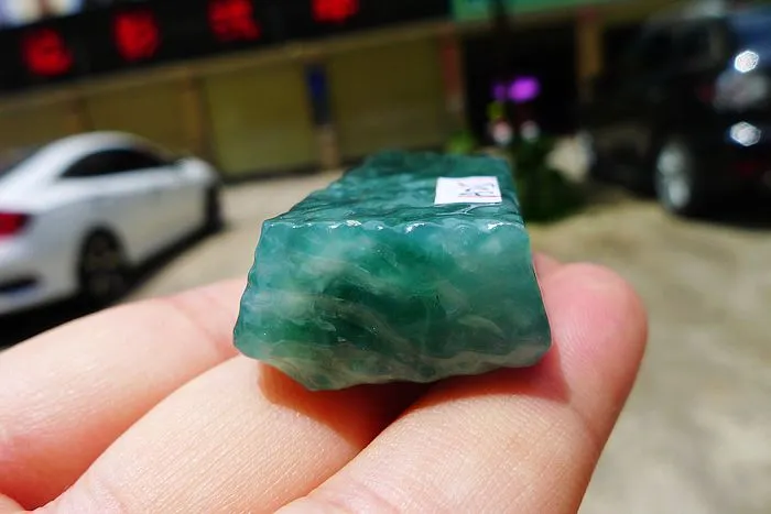 Natural Jade Rough Jadeite Raw (42g,4.5X2.6X1.35cm)