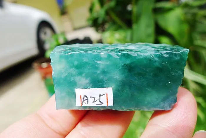 Natural Jade Rough Jadeite Raw (42g,4.5X2.6X1.35cm)