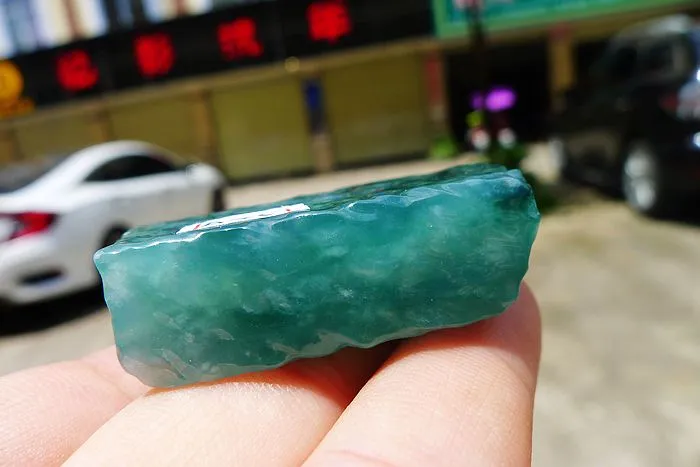 Natural Jade Rough Jadeite Raw (42g,4.5X2.6X1.35cm)