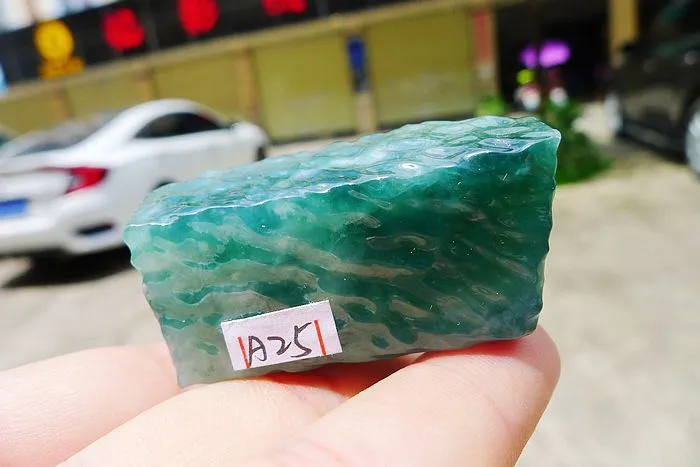 Natural Jade Rough Jadeite Raw (42g,4.5X2.6X1.35cm)