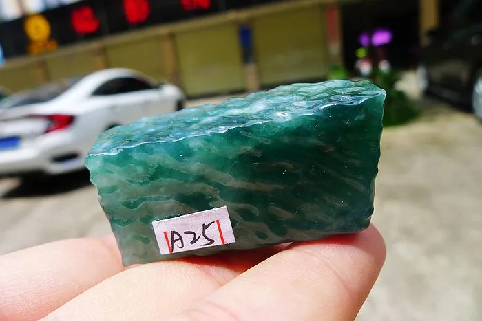 Natural Jade Rough Jadeite Raw (42g,4.5X2.6X1.35cm)