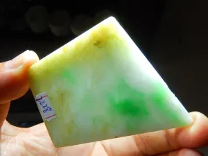 Natural Jade Rough Jadeite Raw (47g, 59X50X6.5mm)