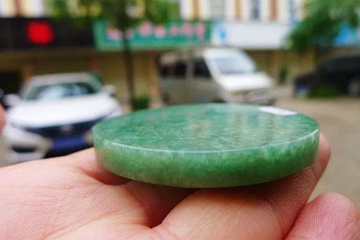 Natural Jade Rough Jadeite Raw (67g,5.8X0.7cm)