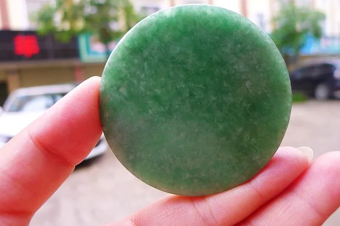 Natural Jade Rough Jadeite Raw (67g,5.8X0.7cm)