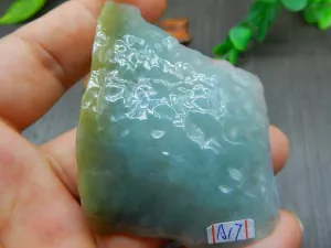 Natural Jade Rough Jadeite Raw (87g, 67X53X13mm)