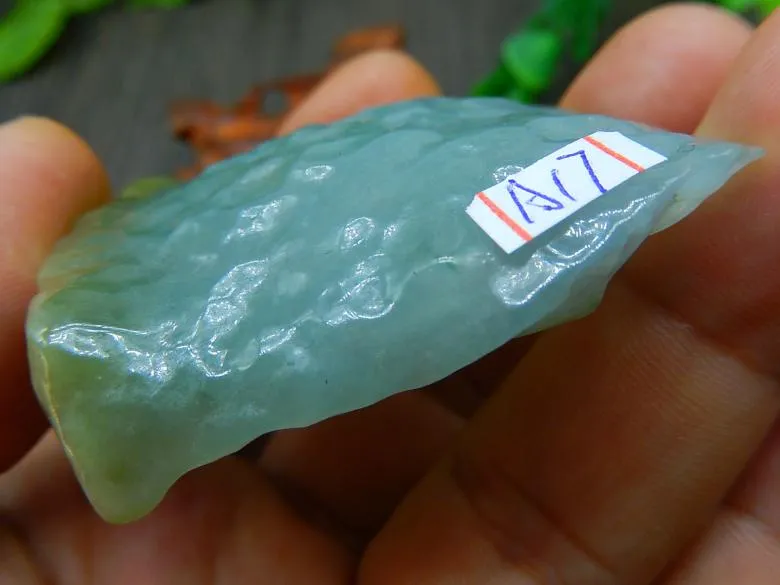 Natural Jade Rough Jadeite Raw (87g, 67X53X13mm)