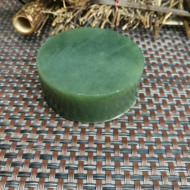 Natural Kunlun Jade Rough Nephrite Raw (158g, 5.7X2.1cm)